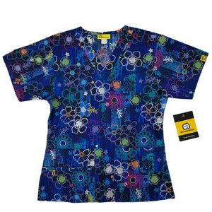 Wonderwink Scrub Top 6017-SPI Spiropop
